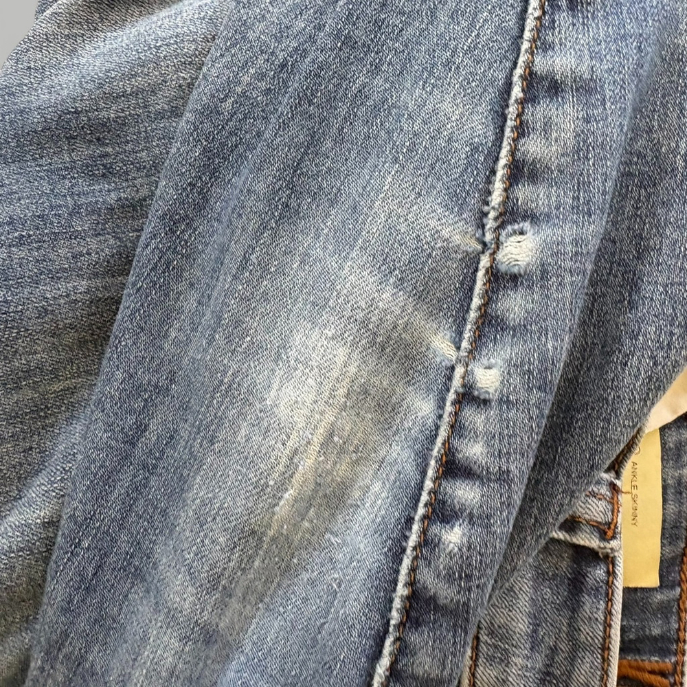 Kut From The Kloth Carlo Ankle Skinny Jeans Blue Size 10 - Picture 6 of 14